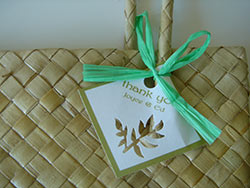 Gift bag tag