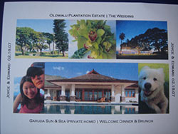 Save the date picture side