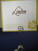 London table name