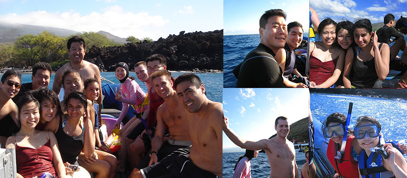 Rafting photomontage