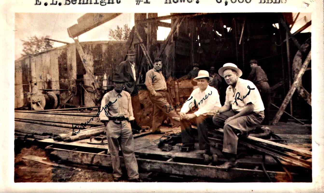 Grandpa, Uncle Elmer, and Red