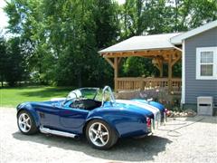 Marks Cobra after he painted it!