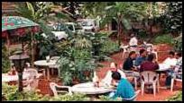 An outdoor restaurant
