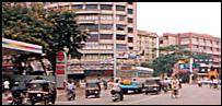 M G Road - the hub of the city