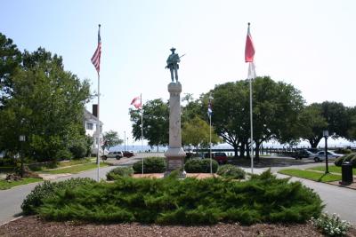 Confederat Monument in Edenton, NC