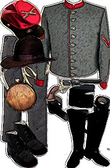 Confederate Artillery Uniform/Equipment