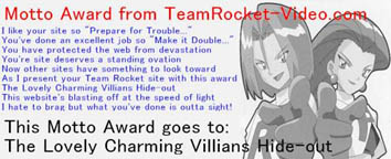 Award From Team Rocket Video