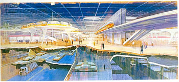 proposed ticket and transportation center