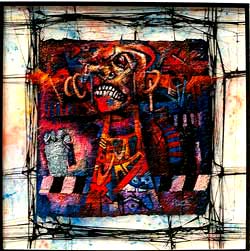 titulo: "N N" tecnica mixta 75 x 75 cms