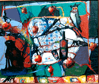 "La mesa Tendida" Tecnica Mixta 120 x 100 mts
