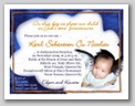 My baptismal...