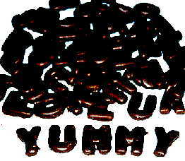 Chocolate Covered Cinnamon Letter Cookies