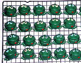 Filled Green Frogs
