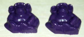 Purple Sitting Monkeys!