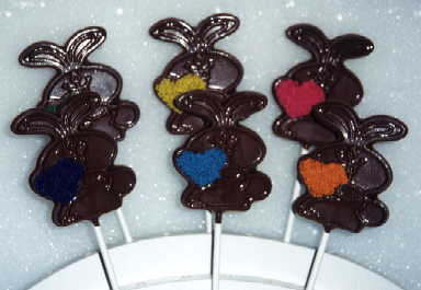 Bunny with Heart Pops