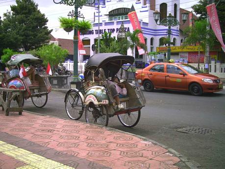 Pedicab at Jogja