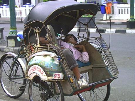 Pedicab at Jogja
