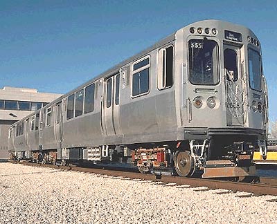 Coche serie 2600 de la Chicago Transit Authority reconstruido por Alstom.
