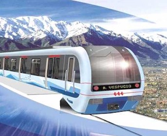 As� se ver�n los coches Metropolis que Alstom suministrar� a Santiago. (Cortes�a Alstom)