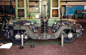 Prototipo del bogie exportado a Bolivia. Foto cortes�a Centro Construcciones.