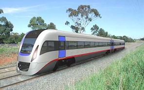 Impresi�n art�stica de los Vlocity que Bombardier suministrar� a Victoria. (Cortes�a Bombardier)