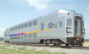 Impresi�n art�stica de los trenes de doble piso que Bombardier suministrar� a NJ Transit. (Cortes�a Bombardier)
