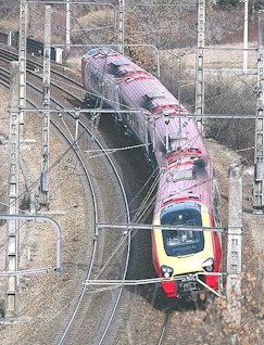 Los Super Voyagers son los primeros trenes pendulares en obtener autorizaci�n oficial para 'pendular' en un servicio comercial. (Foto cortes�a Bombardier)