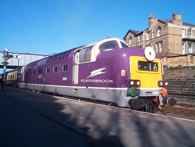 La English Electric 'Deltic' nuevamente en servicio para trenes ch�rter.