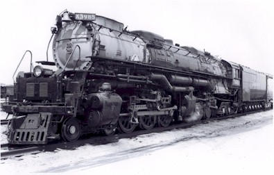 La "Challenger" N� 3985 del ferrocarril Union Pacific. (Foto cortes�a UP)