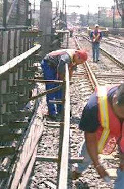 La l�nea A fue la primera que se cerr� para ejecutar las obras de reparaci�n.