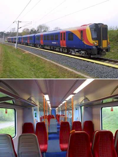 Vistas exterior e interior de los nuevos trenes Desiro UK de Siemens para Gran Bretaa. (Fotos cortesa Siemens)