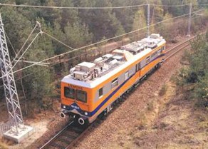 El veh�culo TS para diagn�stico de catenaria que ser� expuesto en el evento. (Foto cortes�a Siemens)