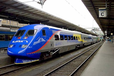 El flamante tren de Linx luce nuevos colores corporativos.