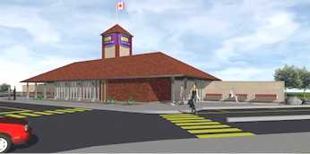 De lneas arquitectnicas suaves y tradicionales ser la nueva y segunda estacin de Ottawa. (Cortesa VIA Rail)