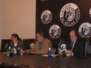 De izquierda a derecha, Mauricio Abdalla, M&aacute;ximo Sand&iacute;n, y &Aacute;ngel Gabilondo Puyol