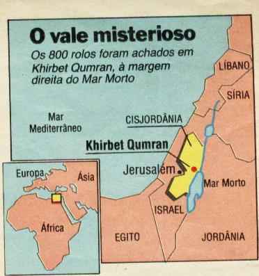 Mapa de Qumran