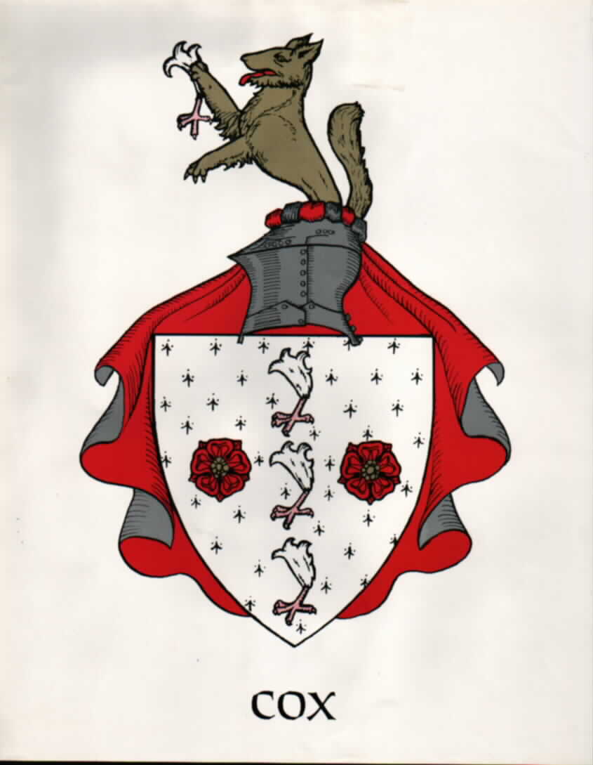 Arms of a Cox family