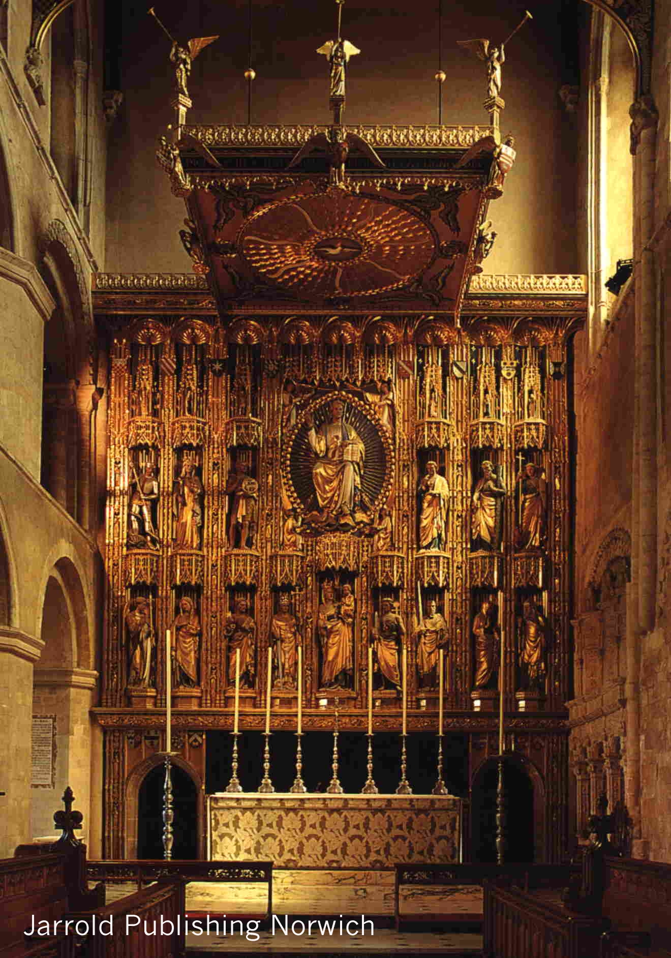 Inside Wymondham Parish Church.