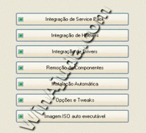 Sele&ccedil;&atilde;o de tarefas.