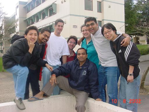 some of the International Students at College Hall.