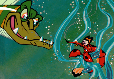 Grasdeux and Gator-Original Concept Artwork by Edward R. Cox  All Rights Reserved