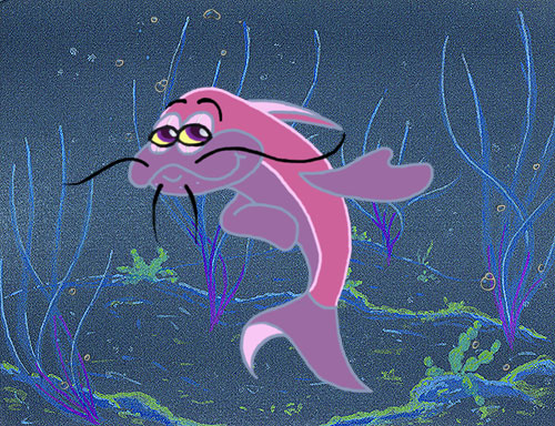 Kattfisch-Original artwork by Edward R. Cox Copyright 2002  All Rights Reserved