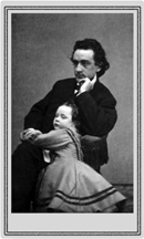 In the Mid-19th Century, Edwin Booth was considered the foremost classical actor in America. His daughter Edwina also achieved some measure of notoriety on stage and, later, in films.