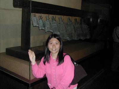 Bells inside the Shaanxi Museum