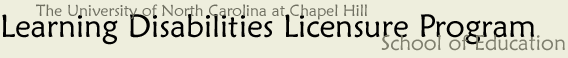 Learning Disabilities Licensure Program