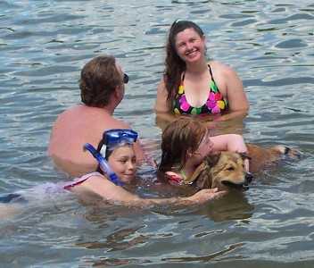 daughter 1, husband, grandd'trs 1,3; dog