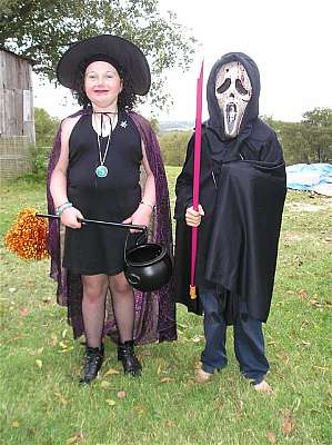 witch and friend