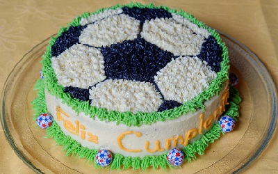 Chocolate Soccer Ball Cake