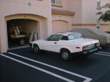 TR7 left-rear view