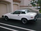 TR7 left-rear view